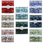 Christmas Decorations 28PCS Electroplated Plastic Balls Christmas Tree Ornaments