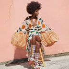Holiday Sun Protection Shirt Beach Print Blouse Coat
