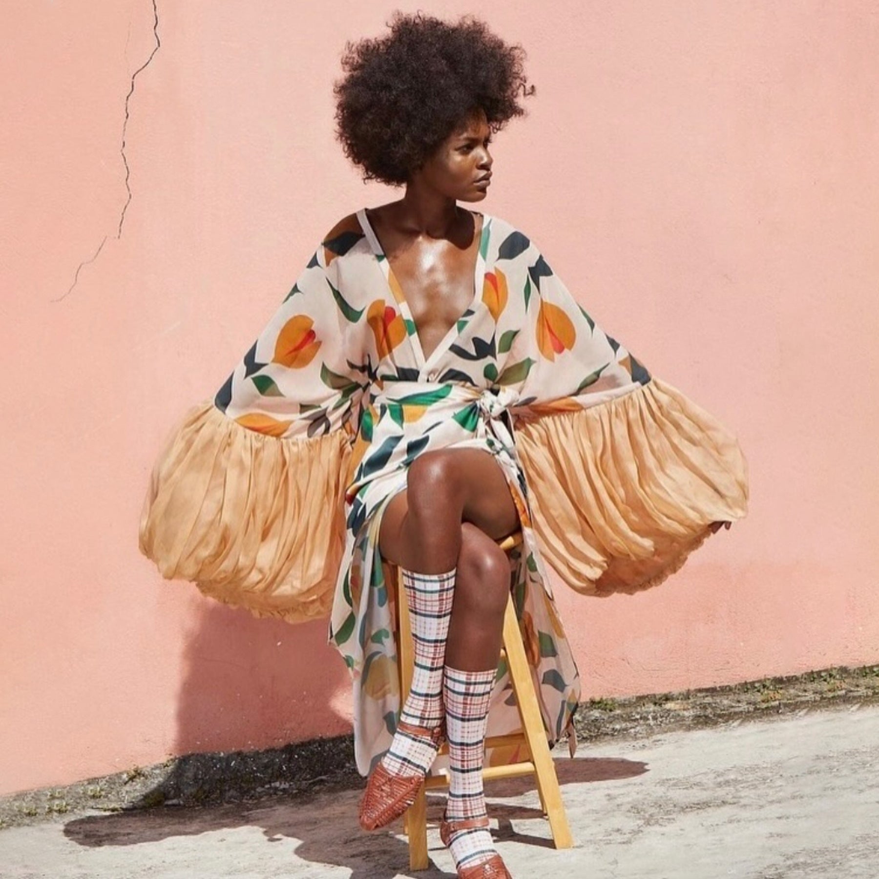 Holiday Sun Protection Shirt Beach Print Blouse Coat