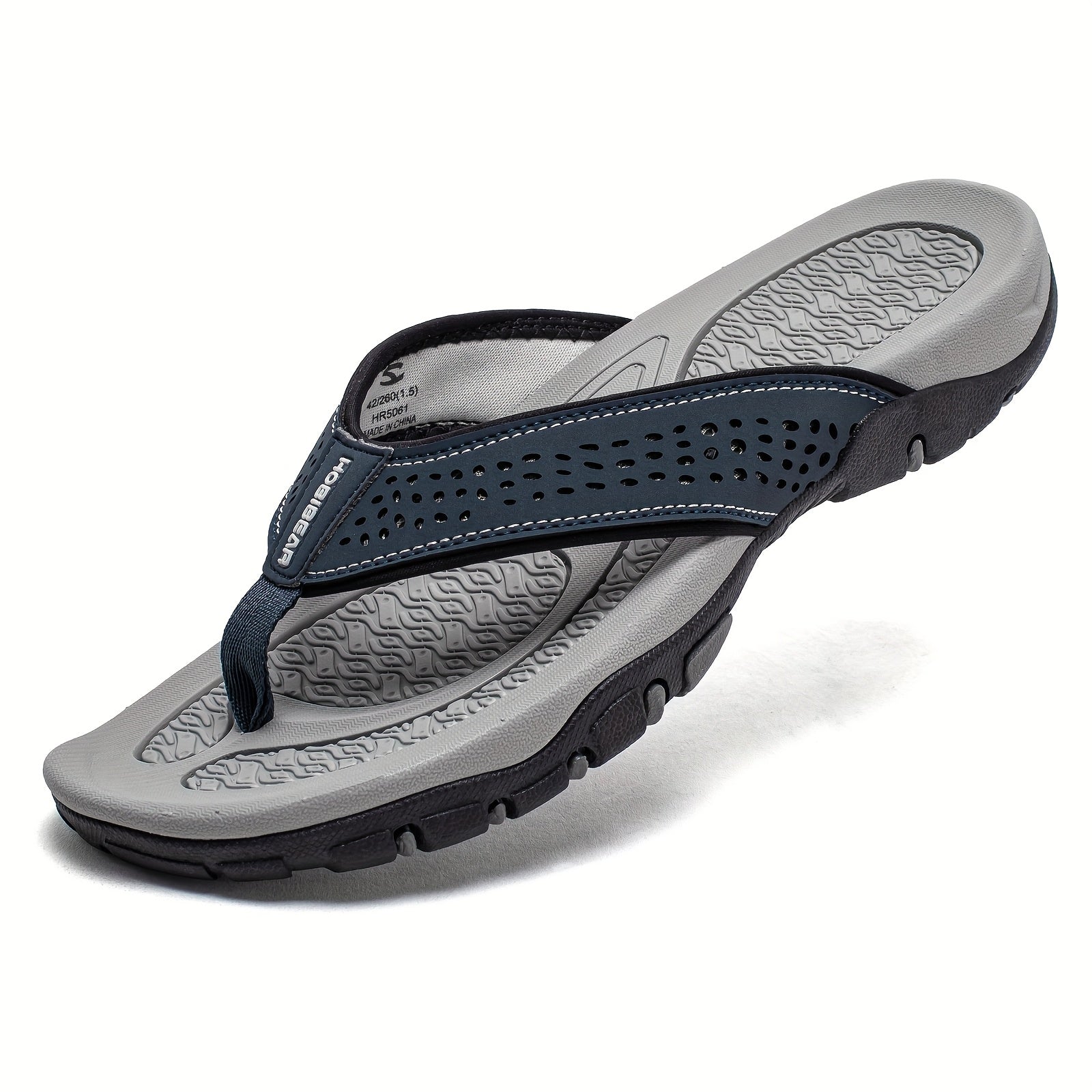 Vintage Fashion Outdoor Men'S Plus Size Round Toe Casual Slides