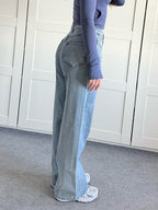 Relaxed Bow Washed Jeans