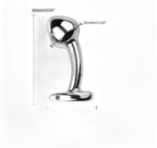 Metal Curved Butt Plug