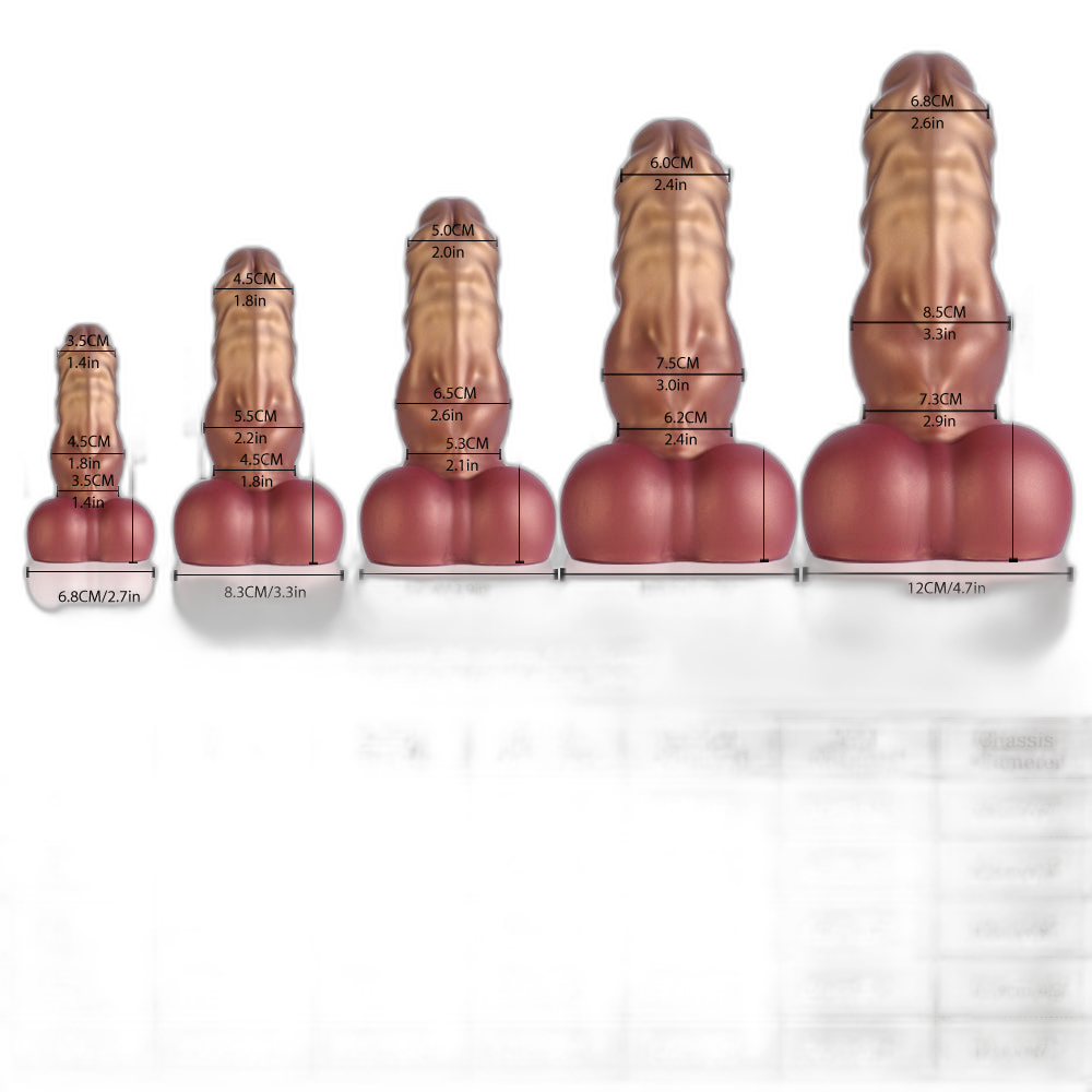 SWISOK Aurogon - Knot Dildo - Fantasy Dragon Dildo - 5 Sizes
