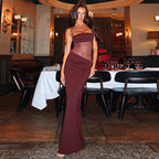 Y2K Lace Suspender Dress Fashion Sexy Lace Long Dresses Party Evening Club Beach Clothing For Women