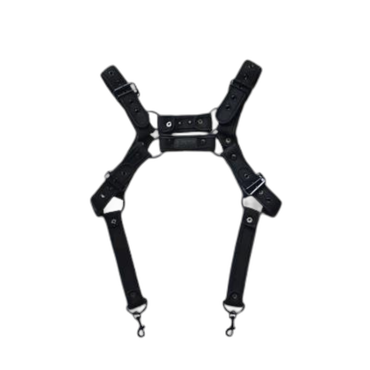 Fusion Shoulder Strap Metallic Buckle Harness