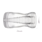 Ribbed Transparent Masturbator