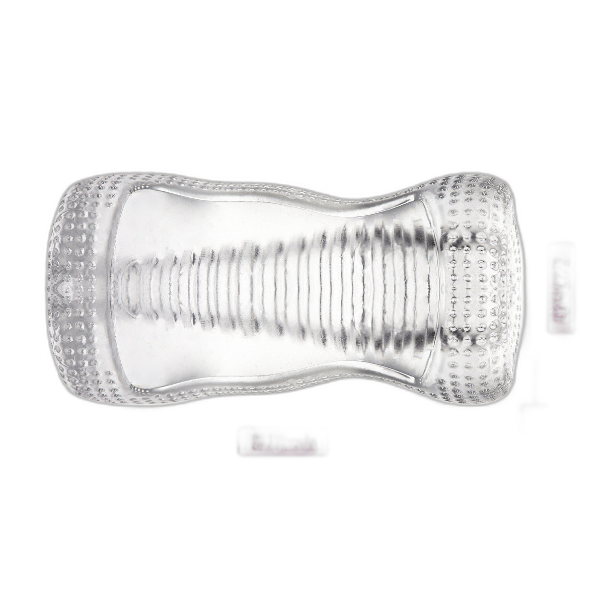 Ribbed Transparent Masturbator