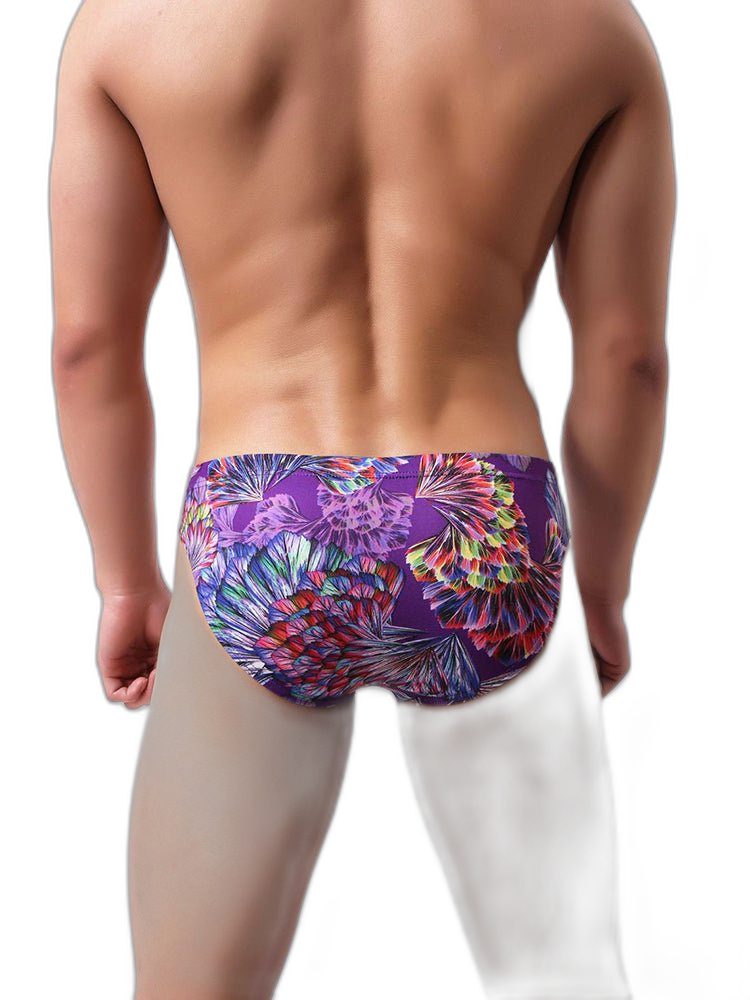 3 Pack Men's Printing U Convex Pouch Pouch Briefs