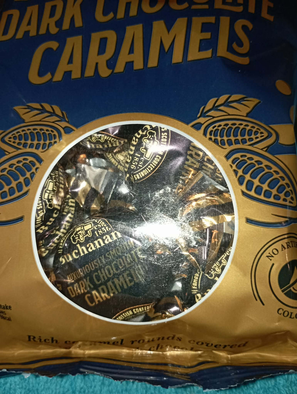 SCOTTISH CONFECTIONARY : BUCHANAN'S MILK CARAMELS, DARK CARAMELS & PEPPERMINT CREAMS(3x110g)