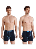 4 Pack Anti-Chafing High Elasticity Sports Boxer Briefs