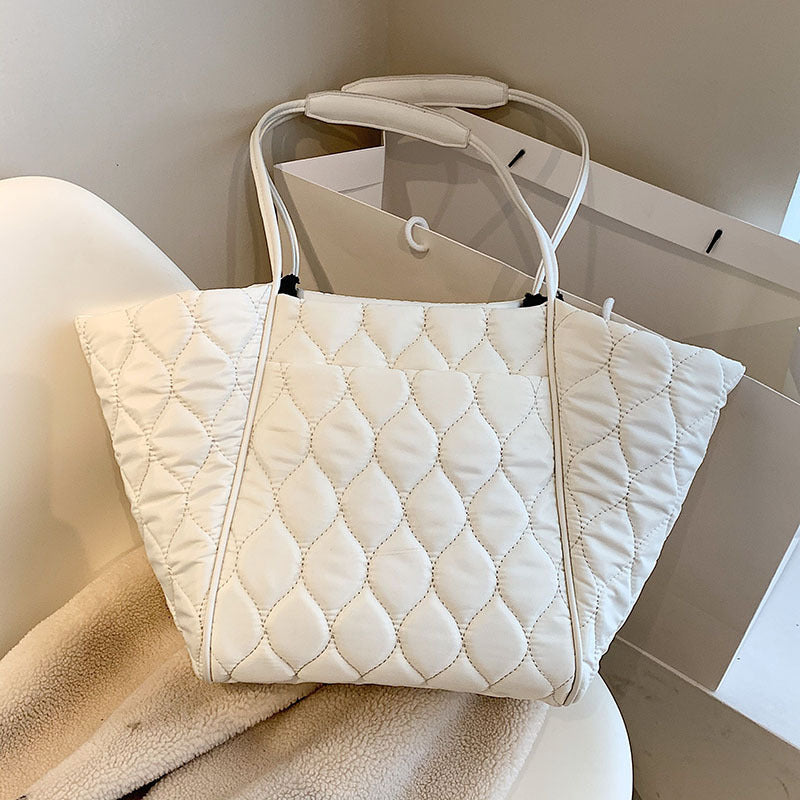 Premium Oxford Cloth Handbag - Stylish Square Shoulder Bag for Women