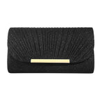 Women's Hardware Edge Party Pattern Fine Pink Clutch