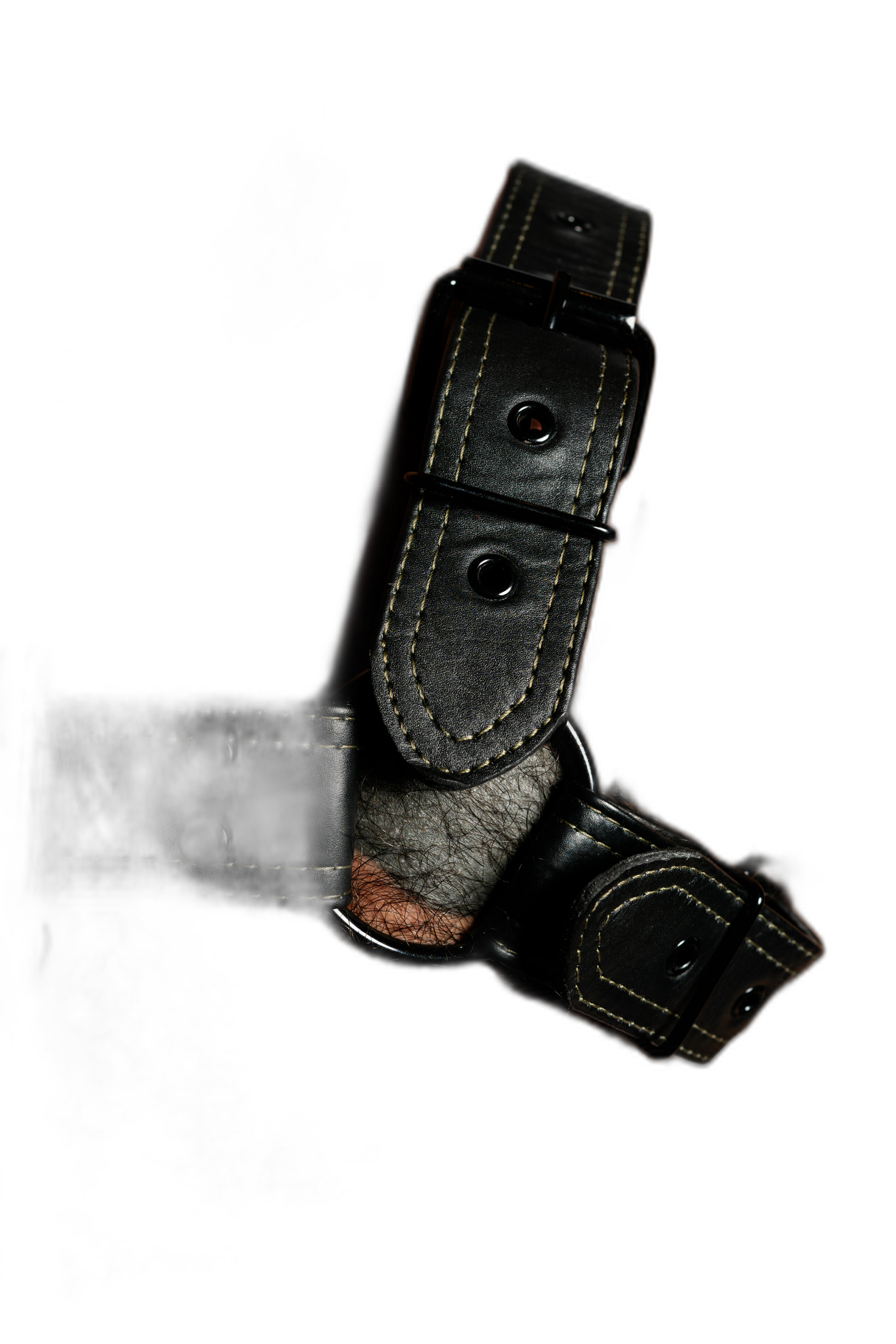 ruff GEAR RAW  Leather Bulldog Harness Black Army