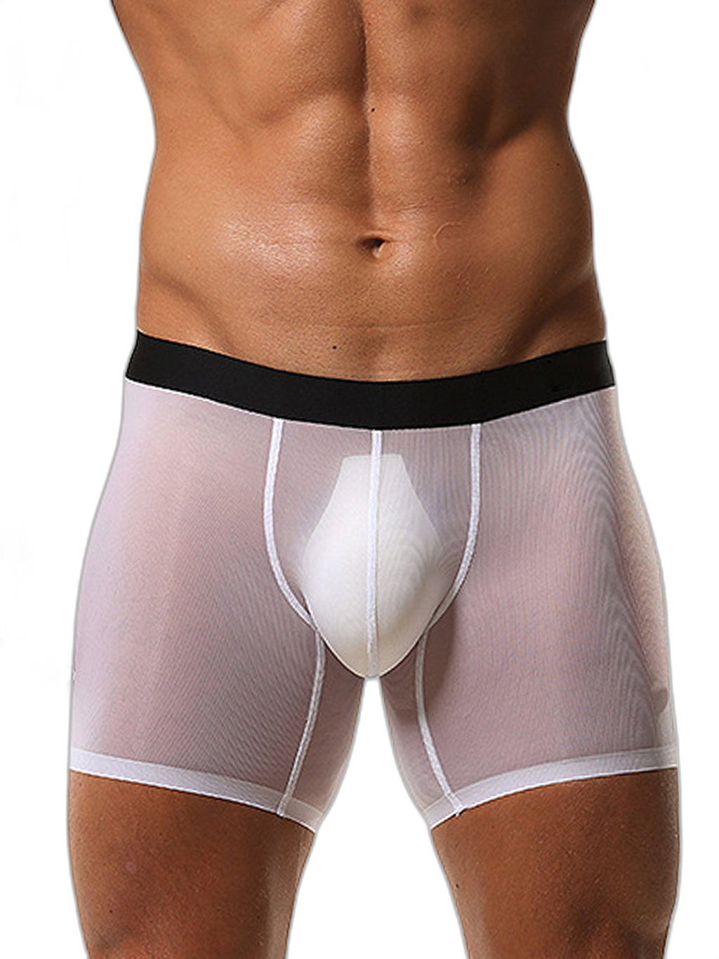 2 Pack Men’s Breathable Athletic Mesh Boxer Briefs