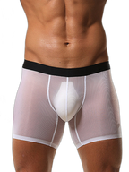 2 Pack Men’s Breathable Athletic Mesh Boxer Briefs