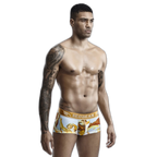 SEOBEAN Luxe Print Silk Low-Waist Boxers