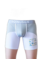 Men's Anti-Chafing Sports Boxer Briefs with Spacious Pouch