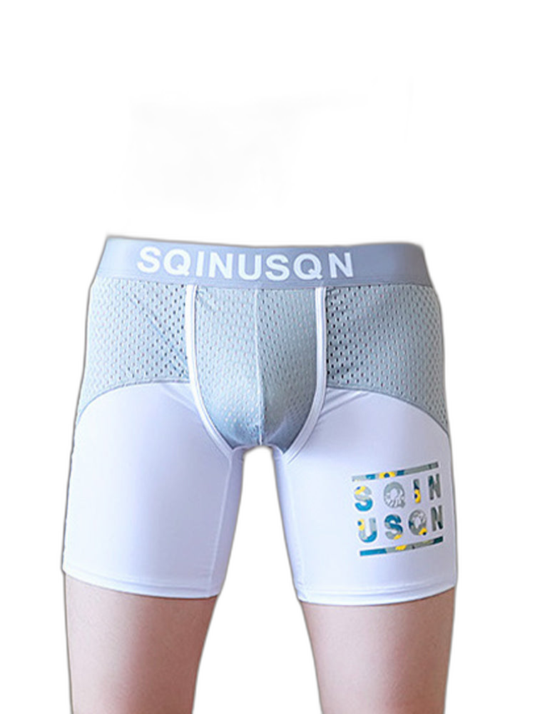 Men's Anti-Chafing Sports Boxer Briefs with Spacious Pouch