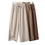 Women's Drawstring Straight Thin Casual Pants