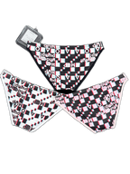 2 Pack Men's Breathable Alphabet-Print Expanded Pouch Briefs