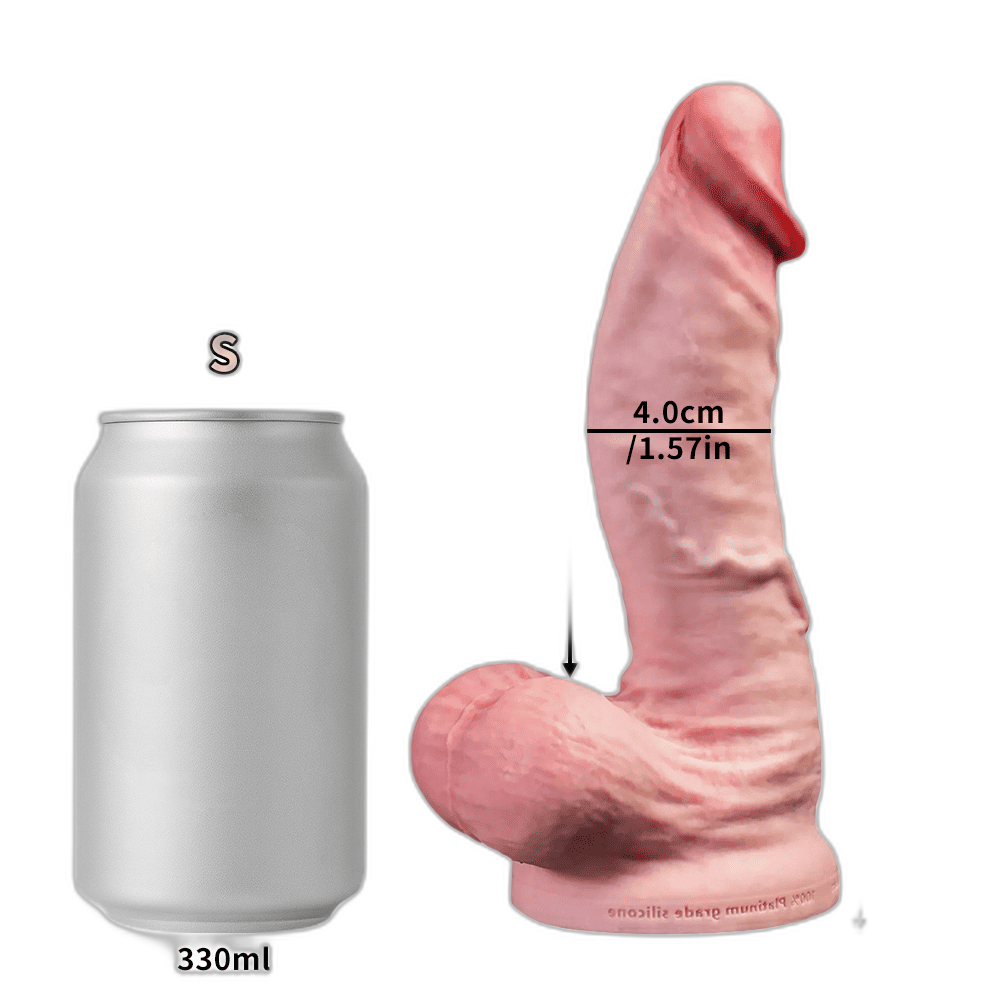 Vivid - Realistic Silicone Dildo with Suction Cup - Long Dildo