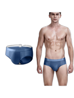 4 Pack Breathable Ice Silk Antibacterial Men's Briefs