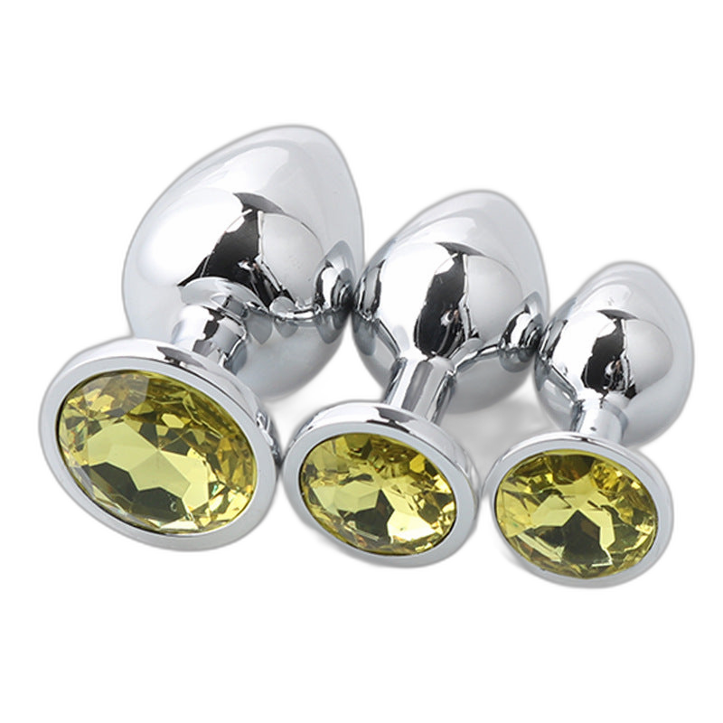Jeweled Metal Butt Plug Set