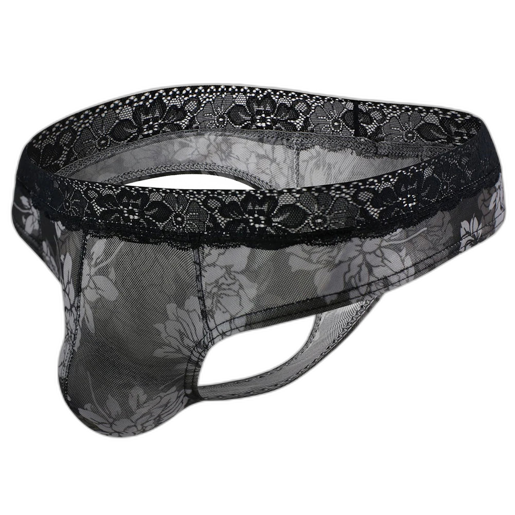 Floral Fantasy Lace Men's Thong
