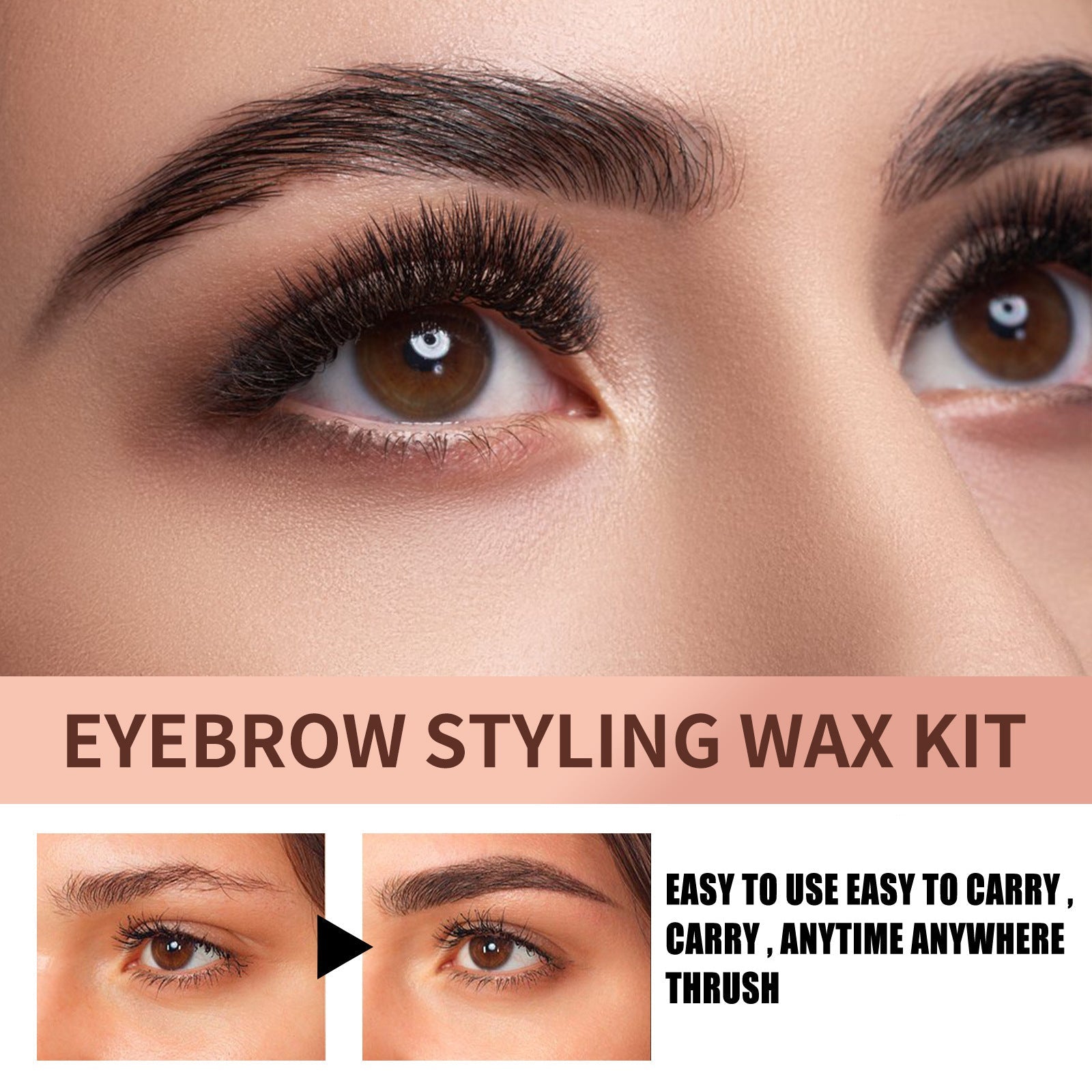 Highlight Eyebrow Laminating Effect Not Easy To Makeup Natural Three-dimensional Wax
