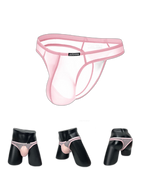 2 Pack Men's Sexy Semi-Transparent Thong