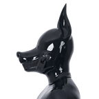 Furrjoi Zipper Dog Hood Black Perforated Eyes
