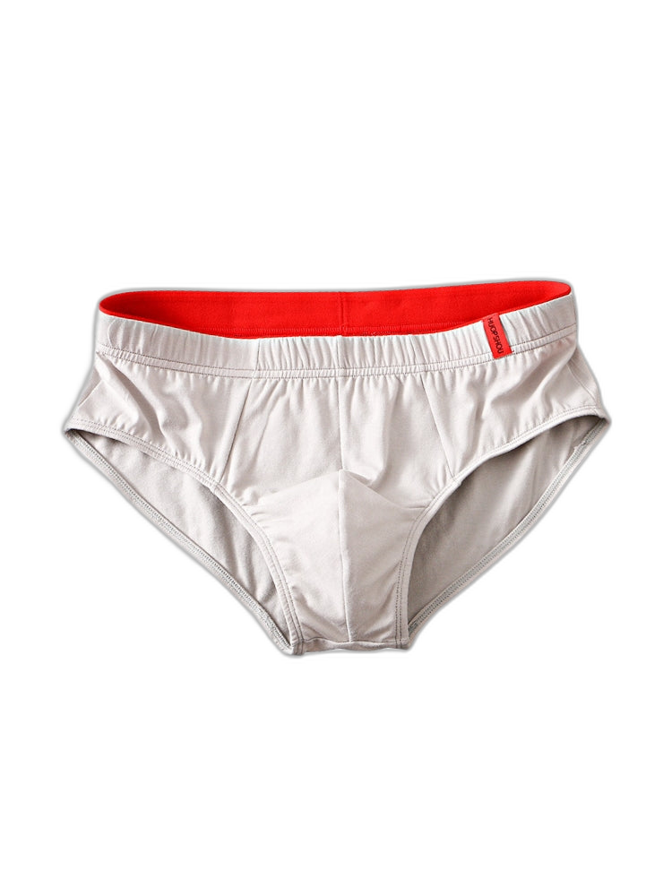 4 Pack Men's Solid Color Cotton Low-Rise Seamless Comfort Briefs