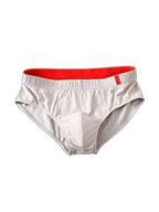 4 Pack Men's Solid Color Cotton Low-Rise Seamless Comfort Briefs