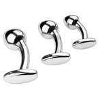 Metal Curved Butt Plug
