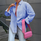 Casual Resort All-match Long-sleeve Jacket Top Shirt