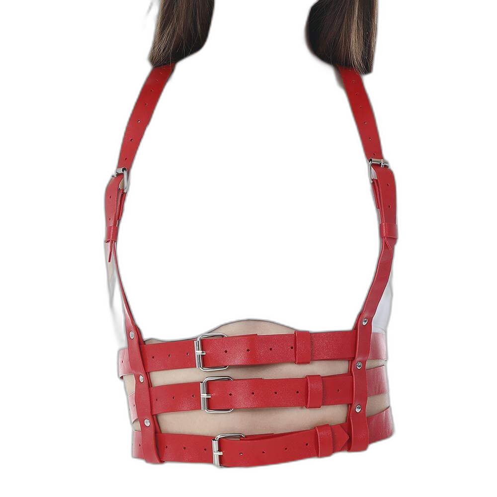 Leather Chest Harness – Adjustable Fetish Restraint