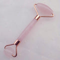 Natural Powder Crystal Jade Roller Beauty Face-lifting Double-head Massager