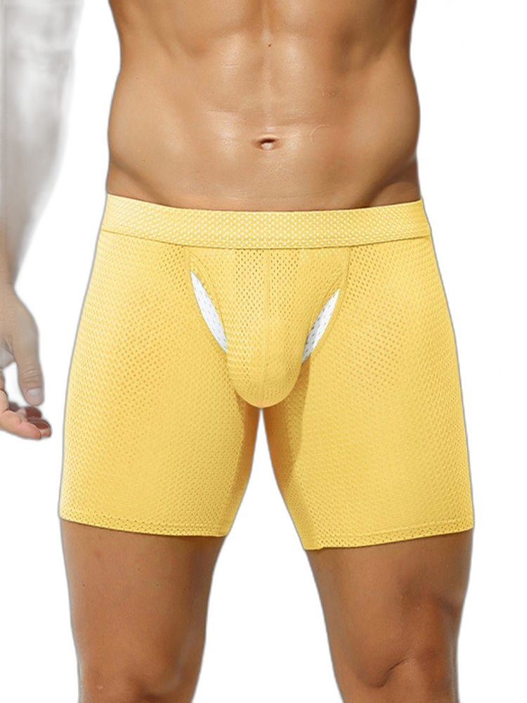 2 Pack Men's Sporty Cut Anti-Chafing Breathable Stretch Fit Midway Briefs