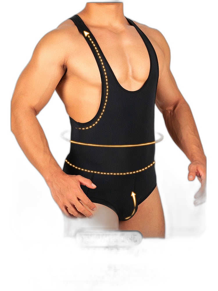 Men's Butt-Lift Briefs One-Piece Underwear