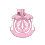 Fortis - Inverted Chastity Cage With Belt And Four Rings