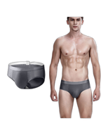 4 Pack Breathable Ice Silk Antibacterial Men's Briefs
