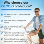 300 Billion CFU Probiotic with 12 Strains & 3 Organic Prebiotics – Daily Digestive & Immune Support, Vegan, Shelf-Stable, 120 Count