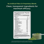 The Genius Brand Daily Superfood Greens - Organic Pineapple Powder, 30 Servings