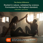 The Genius Brand Daily Superfood Greens - Organic Pineapple Powder, 30 Servings