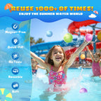 dalicode Reusable Water Balloons for Kids - Leak-Resistant Silicone & Quick-Fill Fun