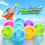 dalicode Reusable Water Balloons for Kids - Leak-Resistant Silicone & Quick-Fill Fun