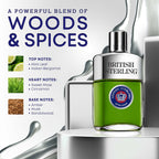 Dana British Sterling Aftershave for Men - 3.8 oz | Classic Scent