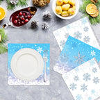 Darneidra Display Winter Wonderland Napkins (40 pcs) – Snowflake Party Decor