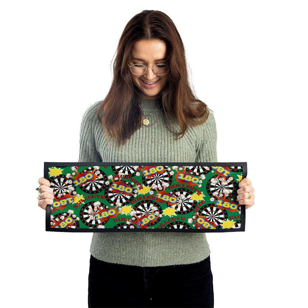 Bullseye Pattern - Darts Bar Runner