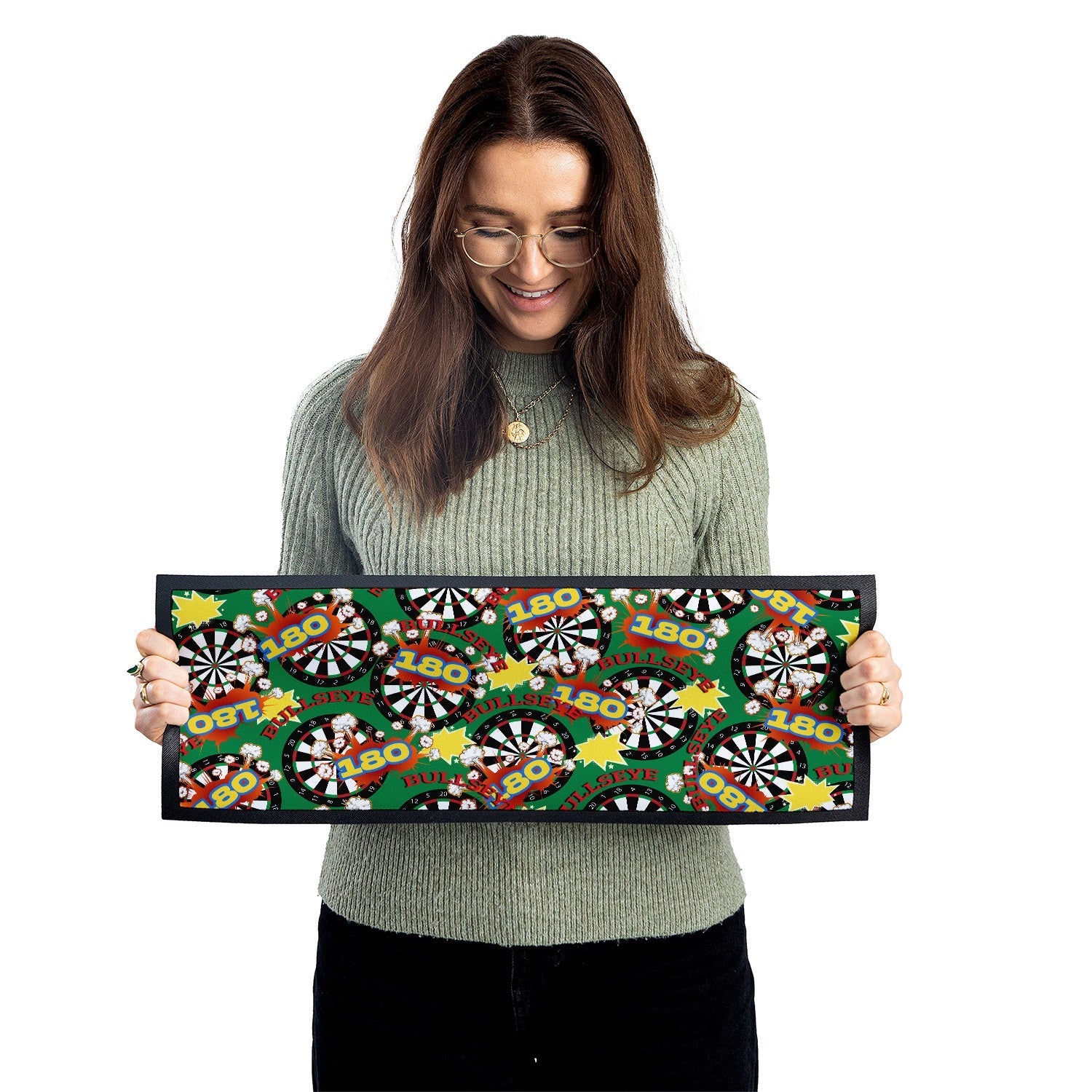 Bullseye Pattern - Darts Bar Runner